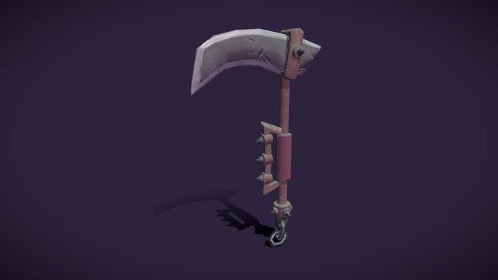 Stylised Kasarigama 3D Model