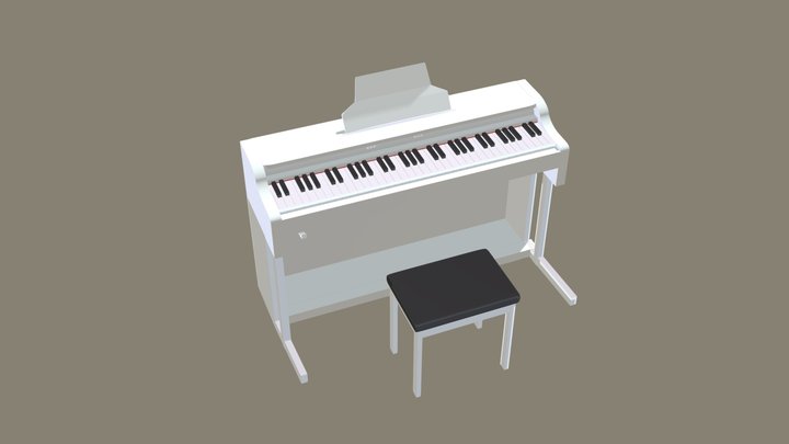 PİANO 3D Model