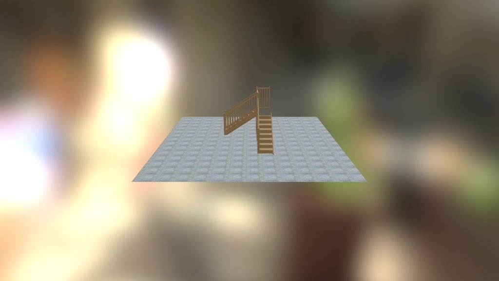 Small Stairs - 3D model by damian1 [62a303e] - Sketchfab