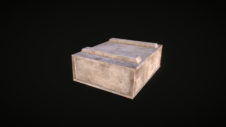 Plywood Box Small 3D Model
