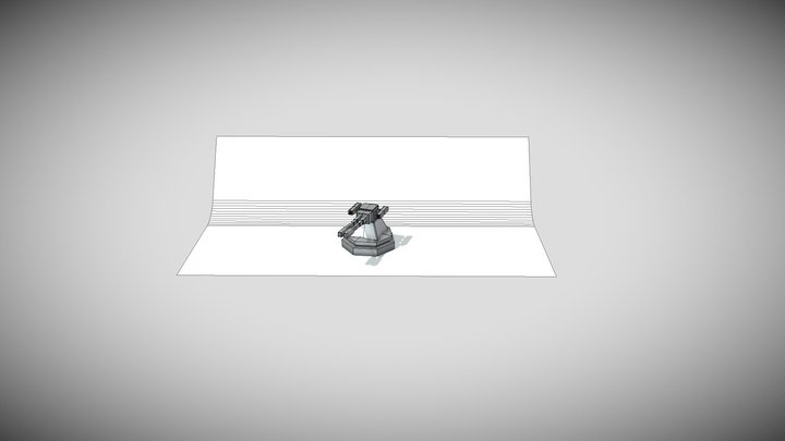 Simple Turret 3D Model
