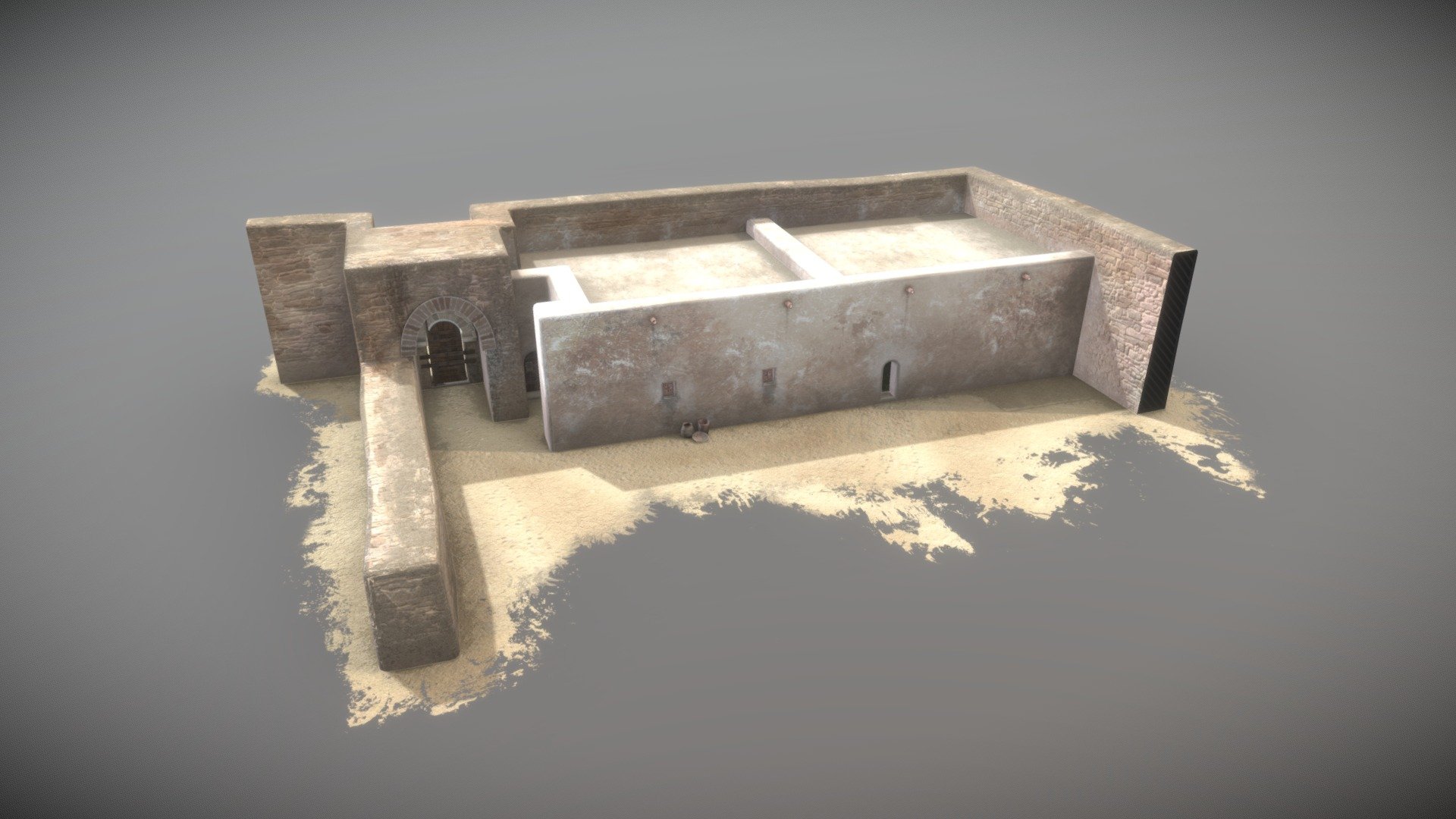 Pomieszczenie gospodarcze I/ Outbuildings I — Sketchfab embed 3D viewer