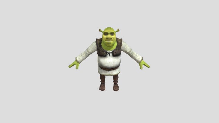 Shrek Dancing Twerk 3D Model