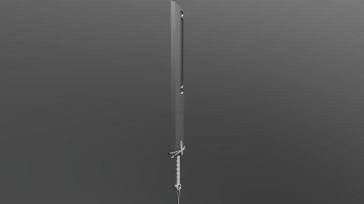 Cleaver sword 3D Model