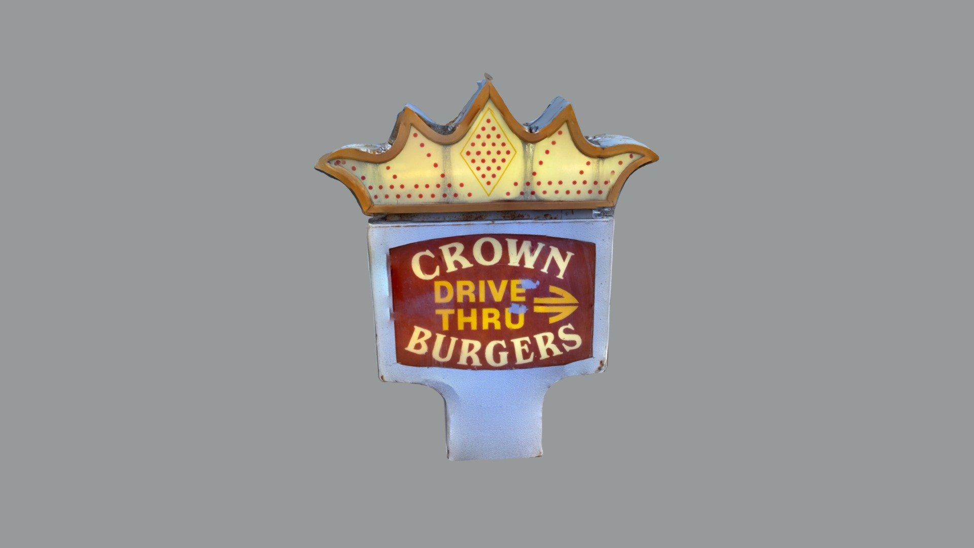 Crown Burgers Sign