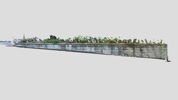 石垣（大谷石） 3D Model