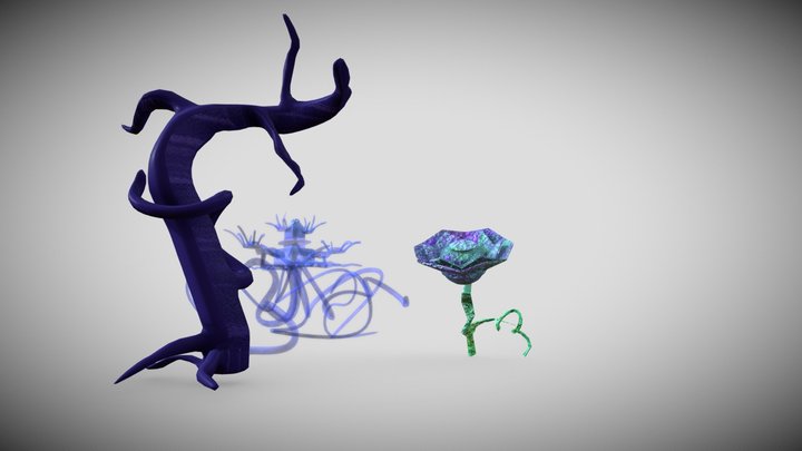 MarsolinoM_AlienPlants 3D Model