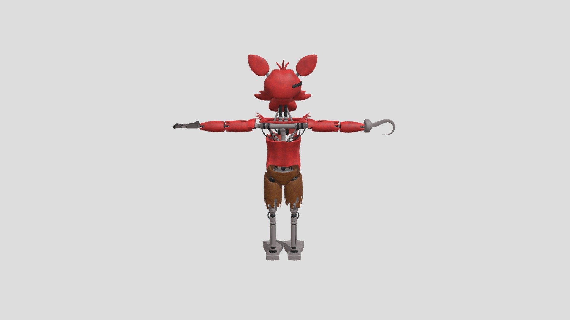 Foxy Download Free 3d Model By Dwall8611 [62a784f] Sketchfab