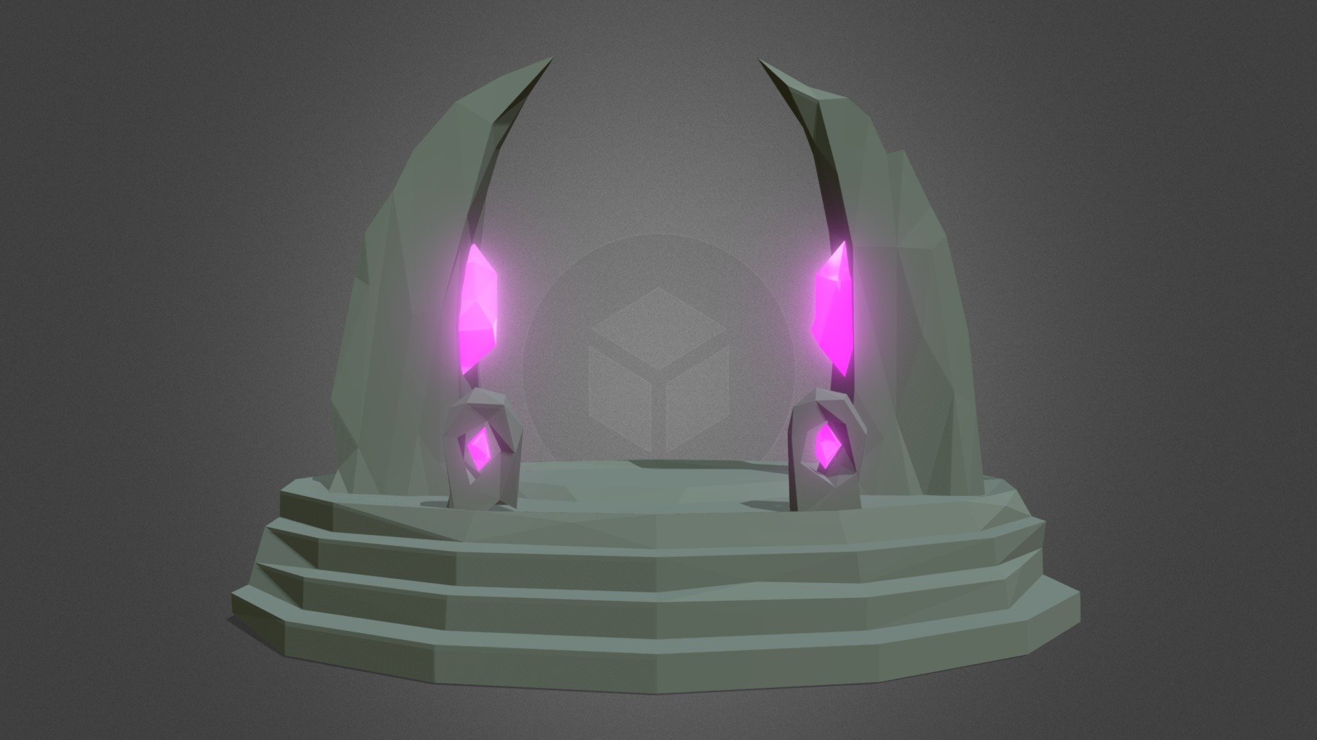Low Poly Stone Portal