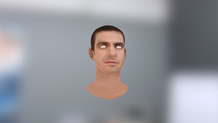 andrew gardfield head 3d model free! 3D Model