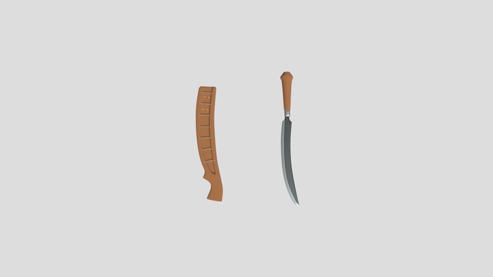 高砂刀(akasago Knife) 3D Model