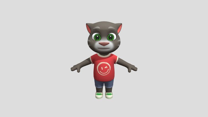 Tom My Talking Tom Friends 2 (REUPLOAD AGAIN) 3D Model