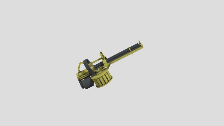 Heavy TF2 Brass Beast Minigun