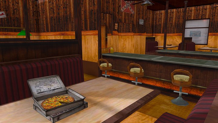 Old diner – Modelo 3D gratuito STL