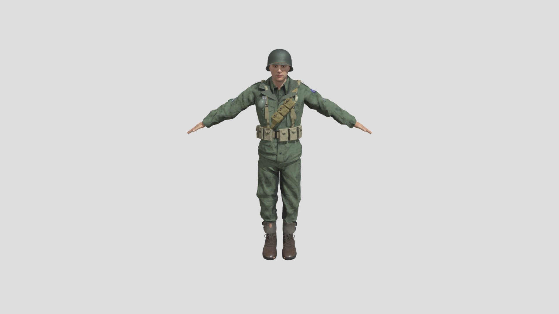 us soilder - 3D model by antoinelee [62aa8b5] - Sketchfab