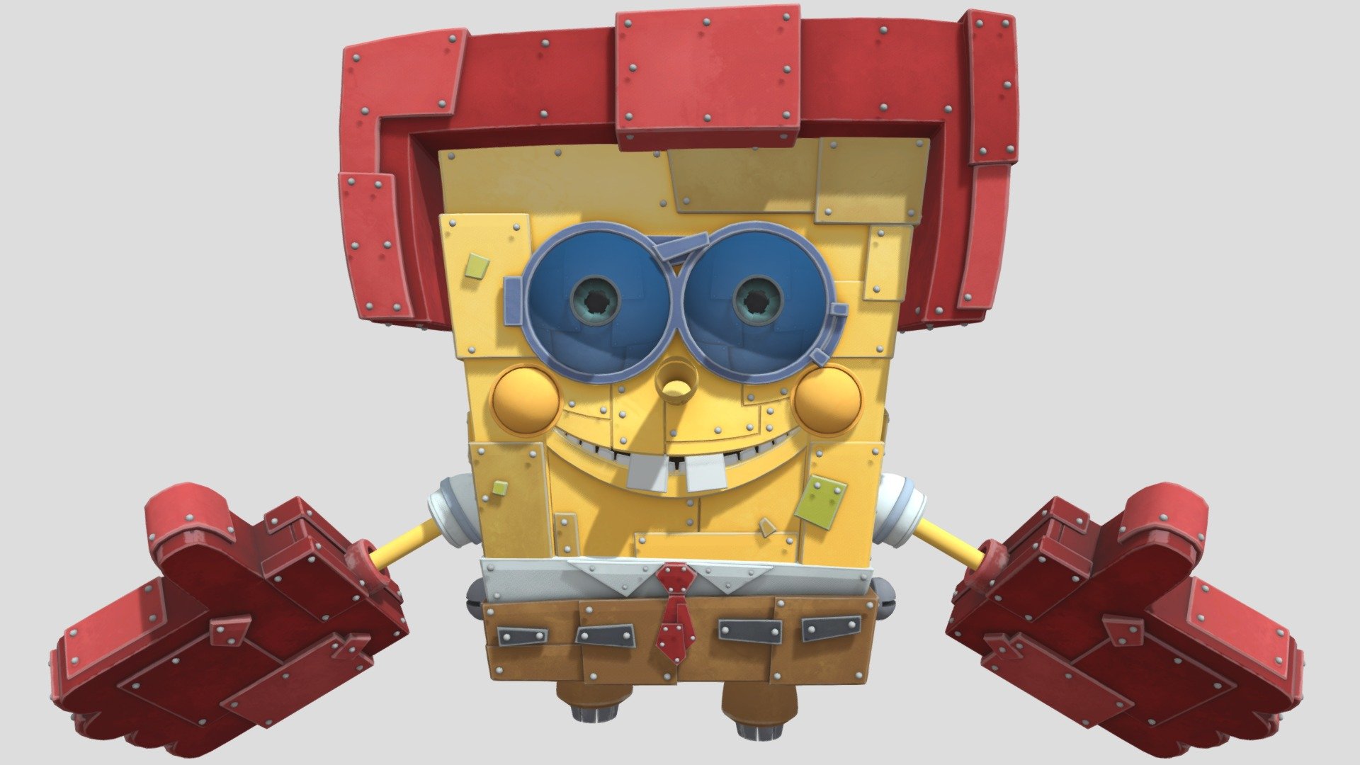 Sbfbbr - Robo SpongeBob idle - Download Free 3D model by SMF Features ...