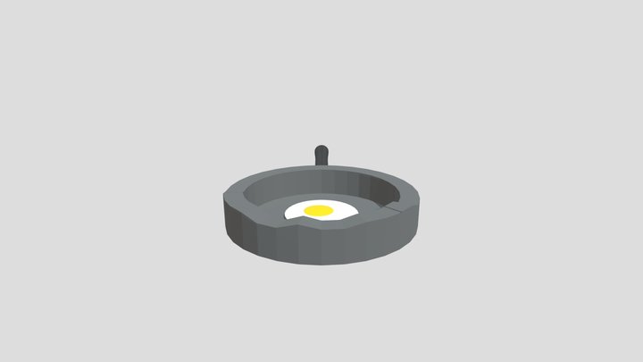 Frigideira_lowpoly – Free 3D Model STL