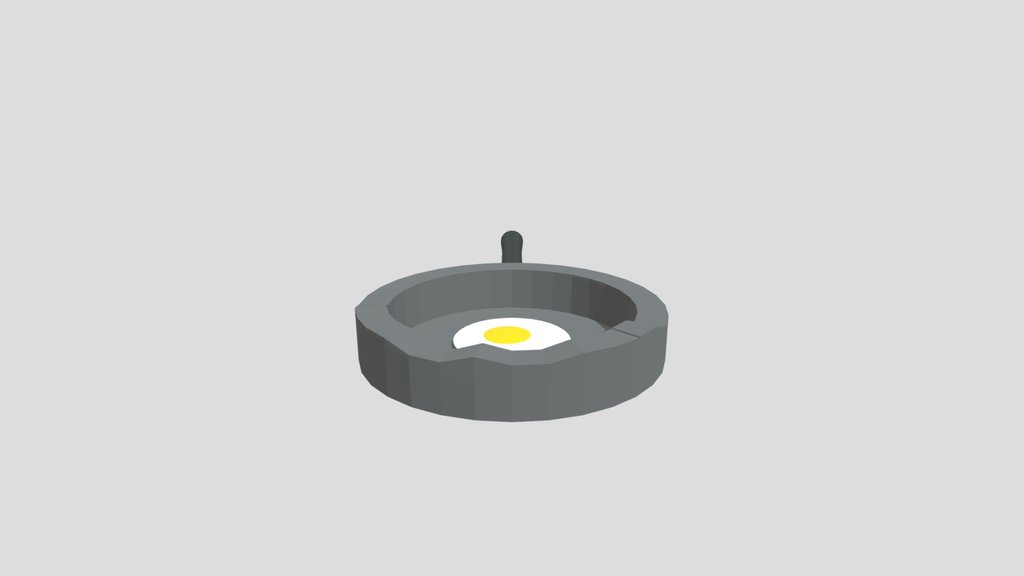 Frigideira_lowpoly