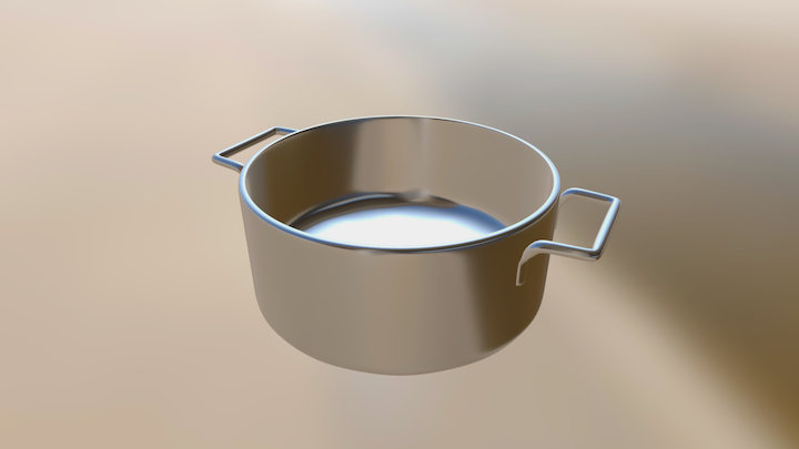 Cacerola, pan, каструля 3D Model