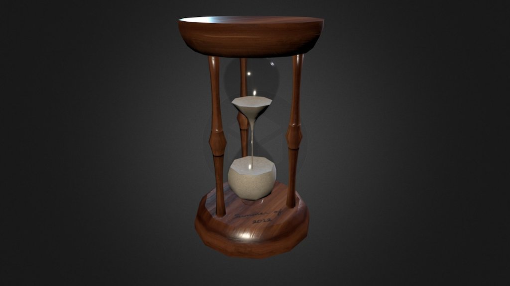Hourglass Sand Timer Download Free 3D model by Henry VIII (henryviii) [62aeeb7] Sketchfab
