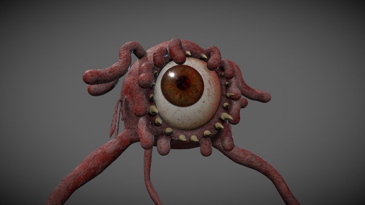 Eye Monster 3D Model