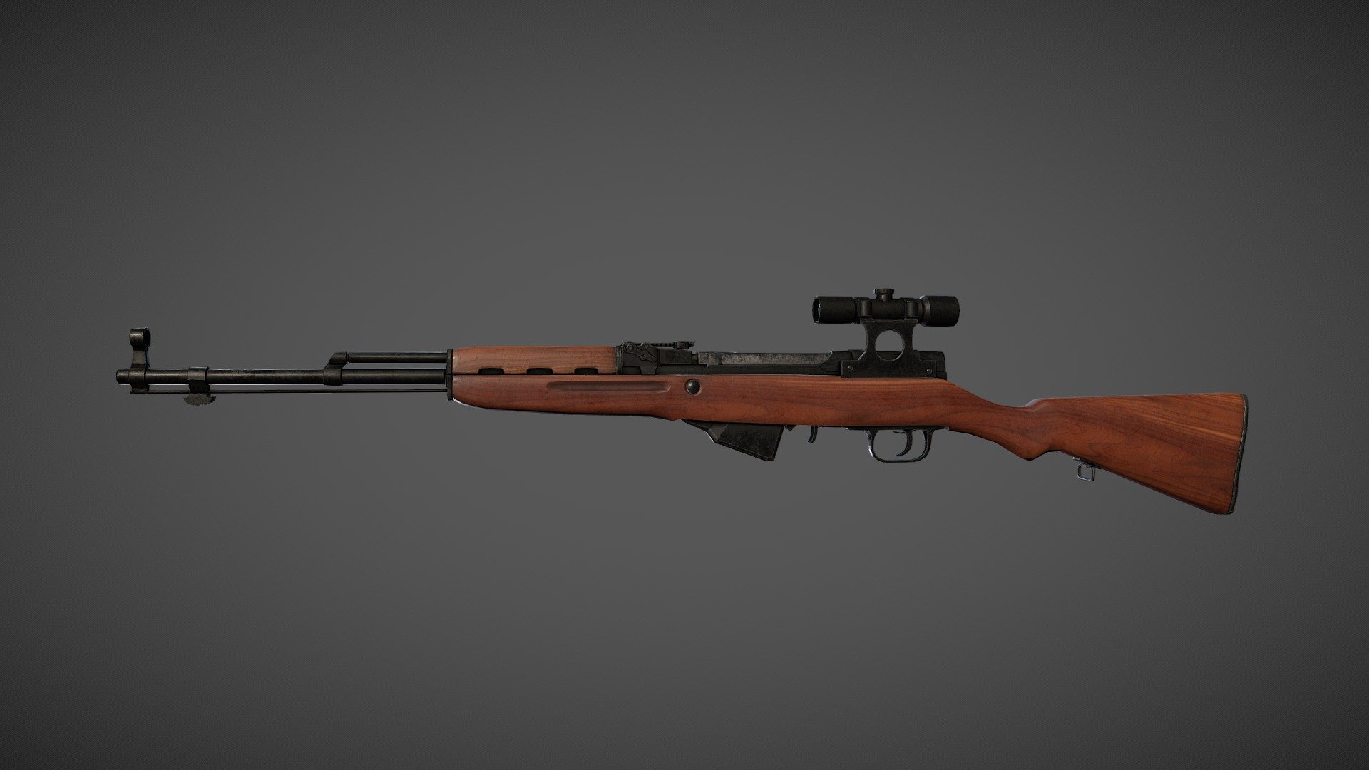 SKS-45 Carbine - 3D model by VoidVanderer [62af93a] - Sketchfab