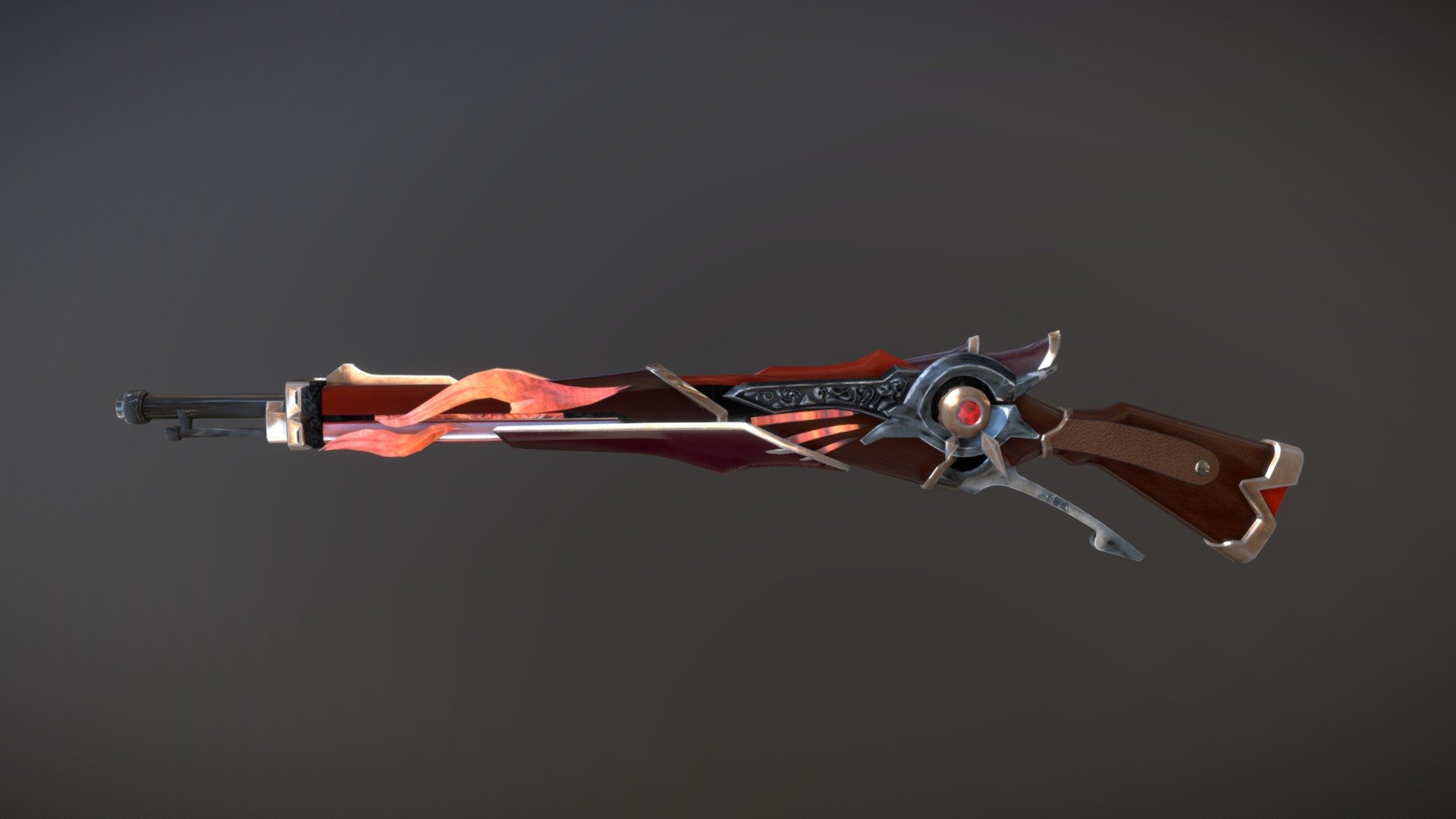 Pyroslinger's Rifle - Download Free 3D model by 0x384c0 [62afeb9 ...