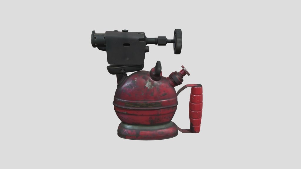 Vintage red pressure sprayer