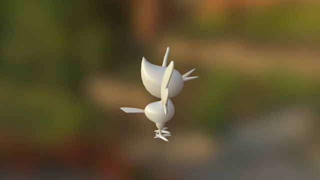 Pokemon-sun-and-moon-new-bird (1) 3D Model