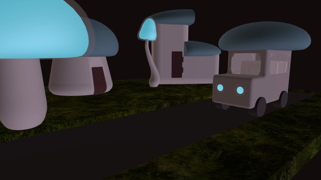 Micopolis - Mushroom City 3D Model