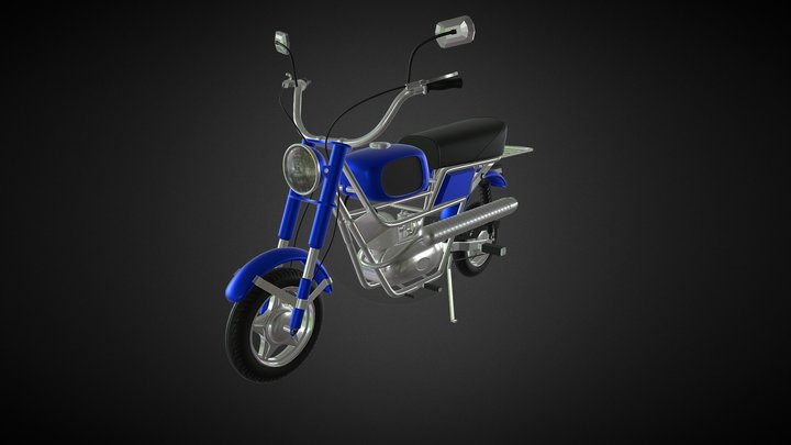 Moto Carabela explode 3D Model