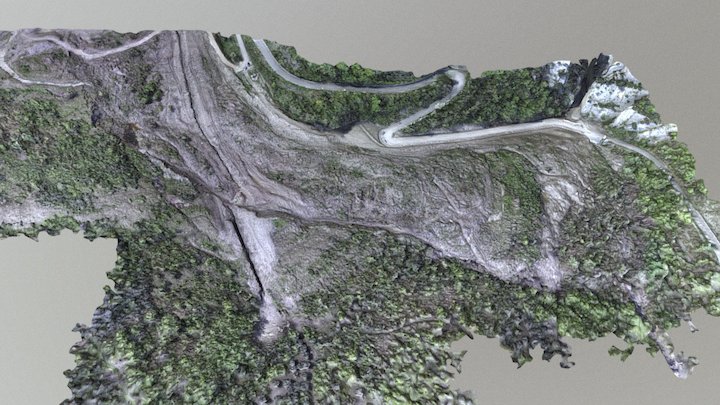 Landslide of pennadomo 3D Model