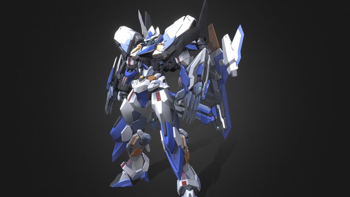 Mô hình thép 3D tự ráp Gundam Barbatos màu  Lazadavn
