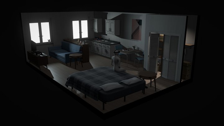 My Love: A Level Mock-up 3D Model
