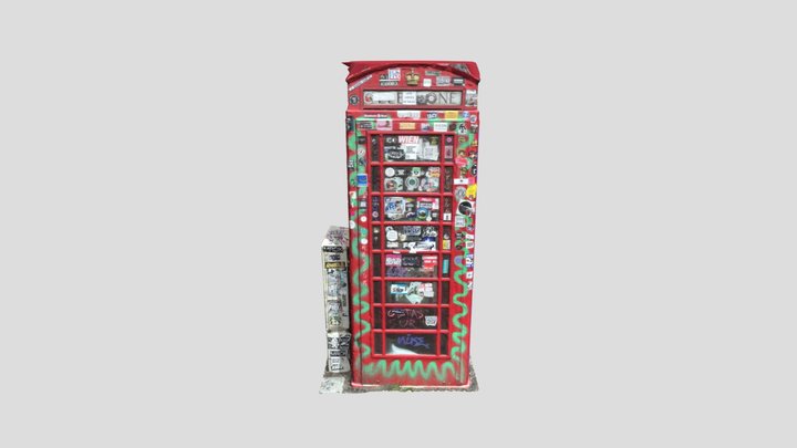 Cabina Telefónica 3D Model