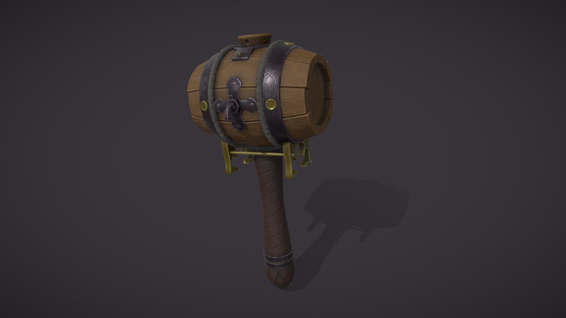 Barrel Hammer Download Free 3D model by mAINSANIAD [62b284b] Sketchfab
