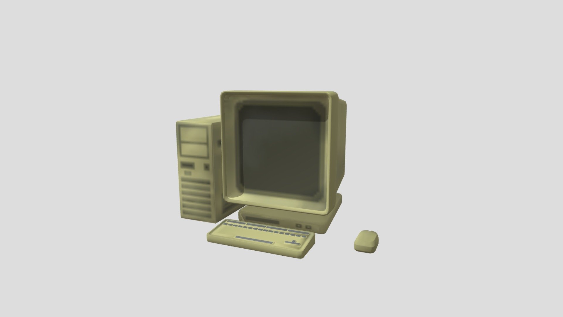 PS1 PC - Download Free 3D model by mpizzo [62b316d] - Sketchfab