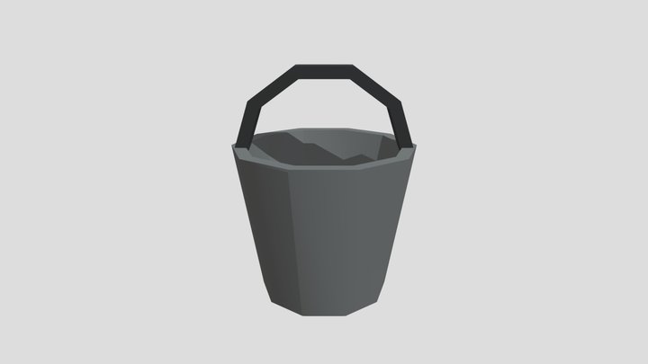 Low Poly Bucket 3D Model