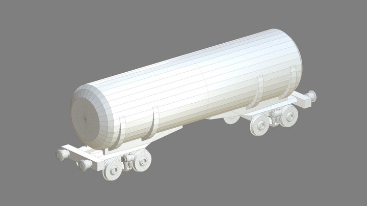 Railtank 3D Model