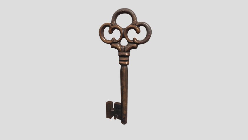 Vintage Ornamental Skeleton Key