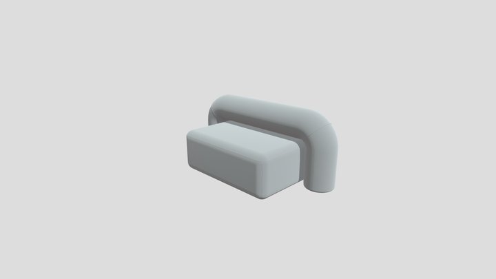Artu MOSS Sofa 2 seater 3D Model