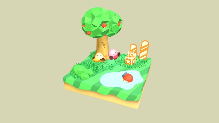 1131448064_陳芯怡_卡比的午睡時間 3D Model