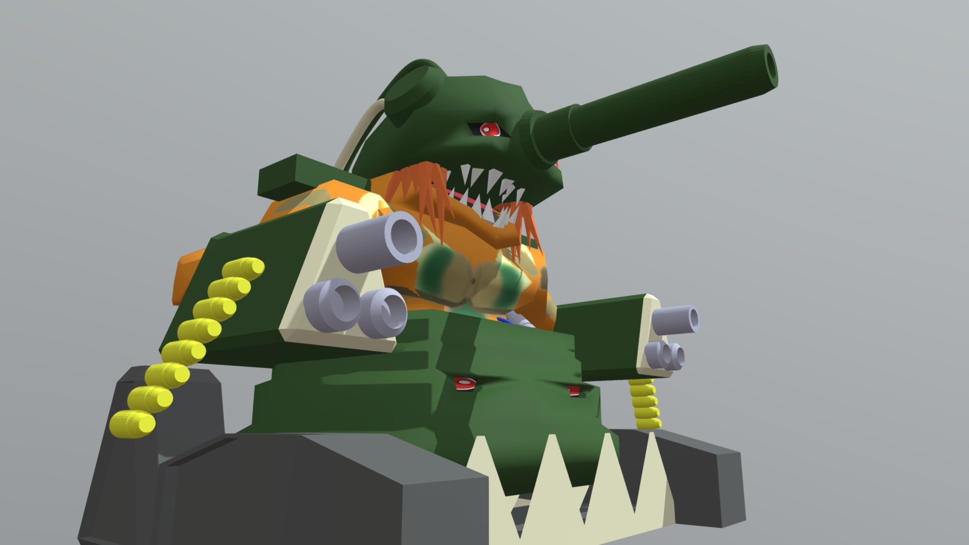 Tankmon - Download Free 3D model by hdbanks1 [62b4abb] - Sketchfab