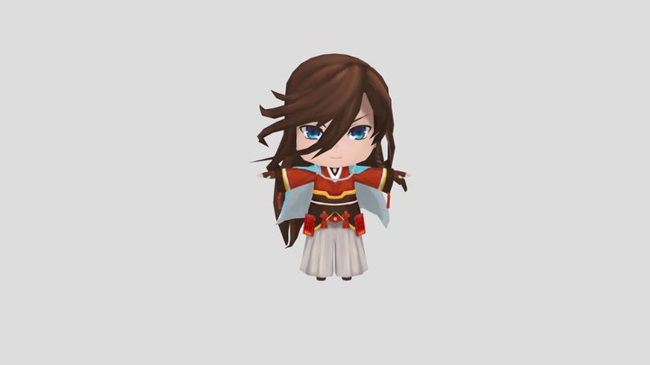 和泉守兼定 3D Model
