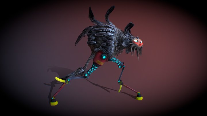 humouskiwiboticanoid 3D Model