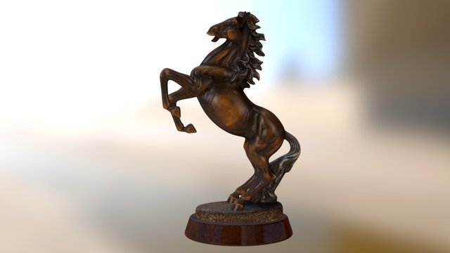 Horse 2B 3D Model