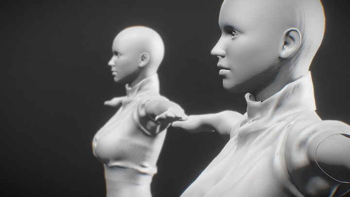 Cloth modeling for character Fx and techanim 3D Model