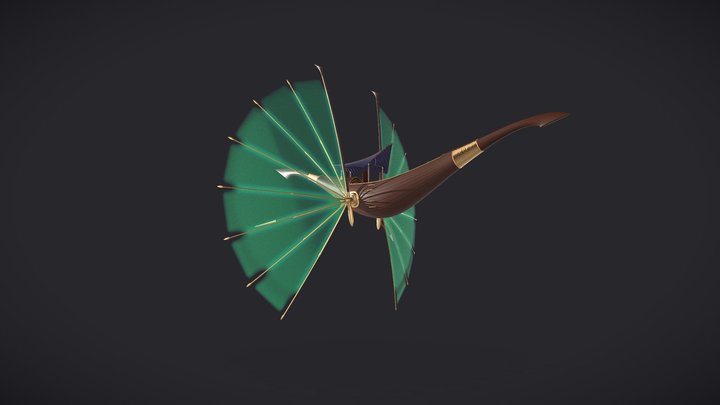 Atlantis Airship 3D Model