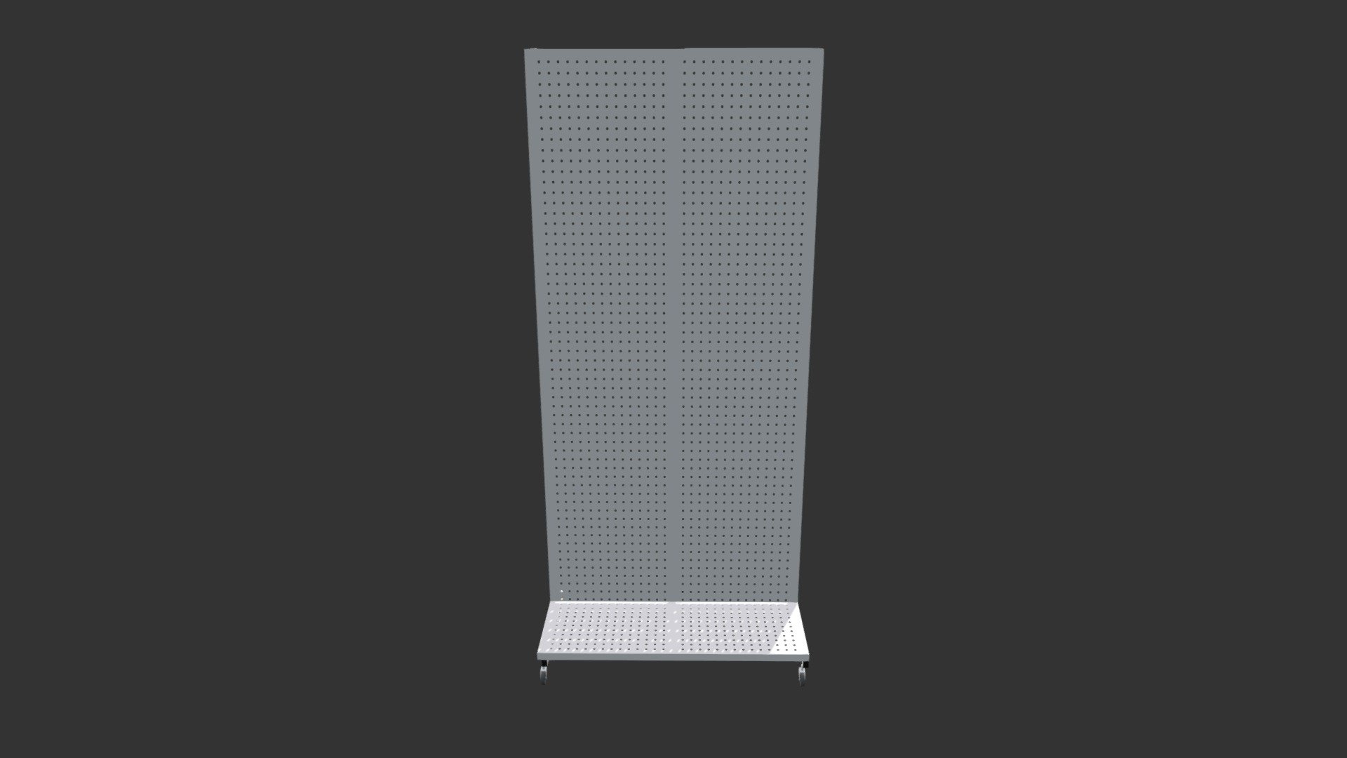 84 CM FLOOR PEGBOARD DISPLAY STAND Download Free 3D model by estella