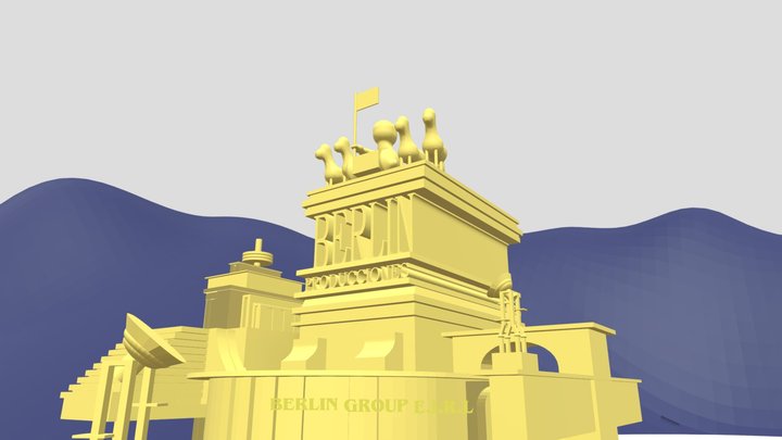 Berlin Producciones Logo Remake (October 2025 UP – Modello 3D gratuito STL